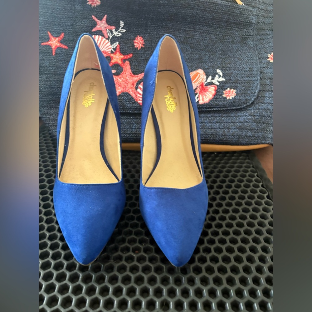 Charlotte Russe Royal Blue Heels